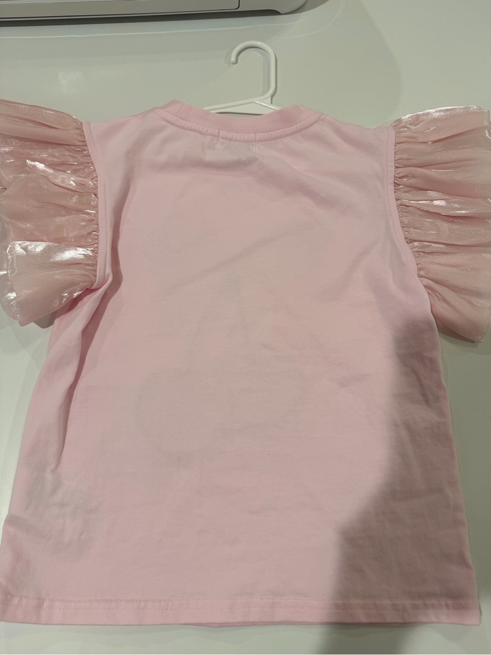 Girls' Lola and The Boys Crystal Cherry Ruffle T-Shirt Size 8 EUC - Picture 7 of 8